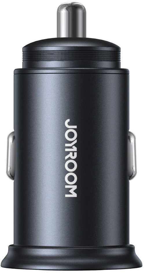 Auto-Ladegerät Joyroom JR-CCN04, 60W, 3A, 1 x USB-A - 1 x USB-C, Schwarz