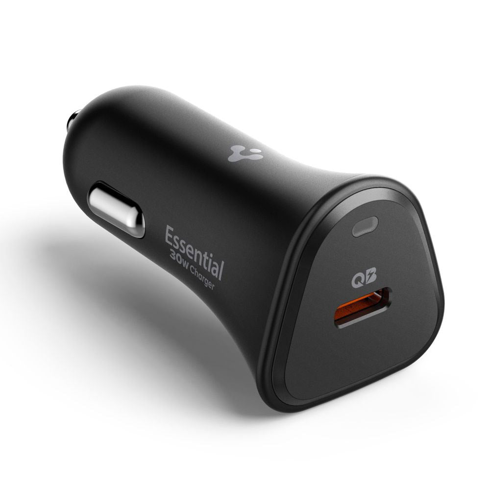 Auto-Ladegerät Spigen EV301 Essential, 30W, 3A, 1 x USB-C, Schwarz