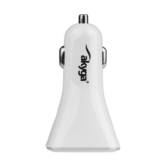 Auto-Ladegerät Akyga AK-CH-09, 10W, 2A, 4 x USB-A, Weiß