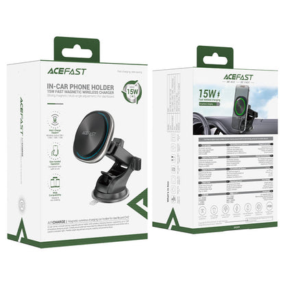 Kfz-Wireless-Ladegerät Acefast D42, 15W, 1.67A, Silber