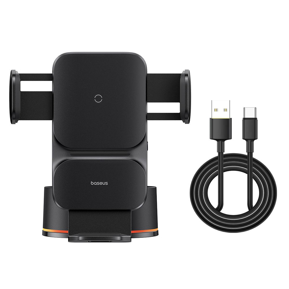 Baseus Wisdom Dash Kfz-Wireless-Ladegerät, 15W, 1.67A, Schwarz C40344901113-Z1