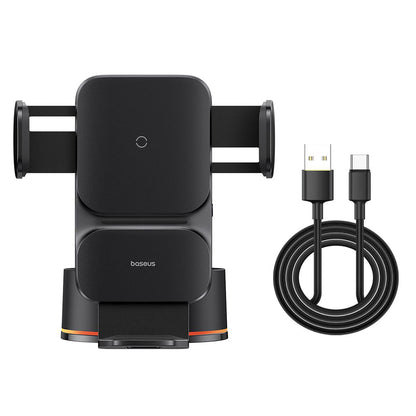 Baseus Wisdom Dash Kfz-Wireless-Ladegerät, 15W, 1.67A, Schwarz C40344901113-Z1