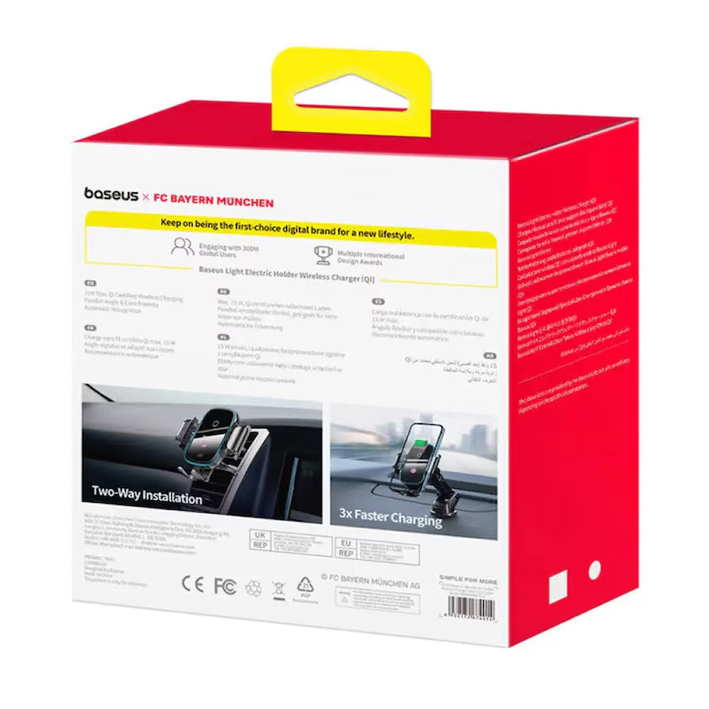Auto Wireless Ladegerät Baseus Light, 15W, 1.67A, Grau C40344000113-Z1
