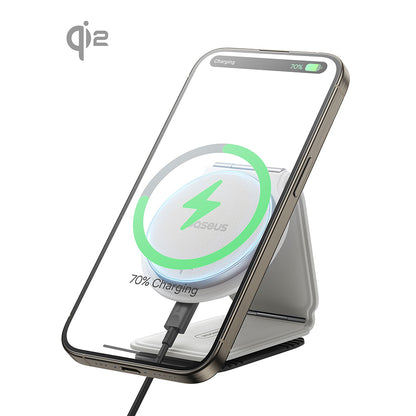 Auto Wireless Ladegerät Baseus PrimeTrip C02, 15W, 1.67A, Silber C40169003211-00