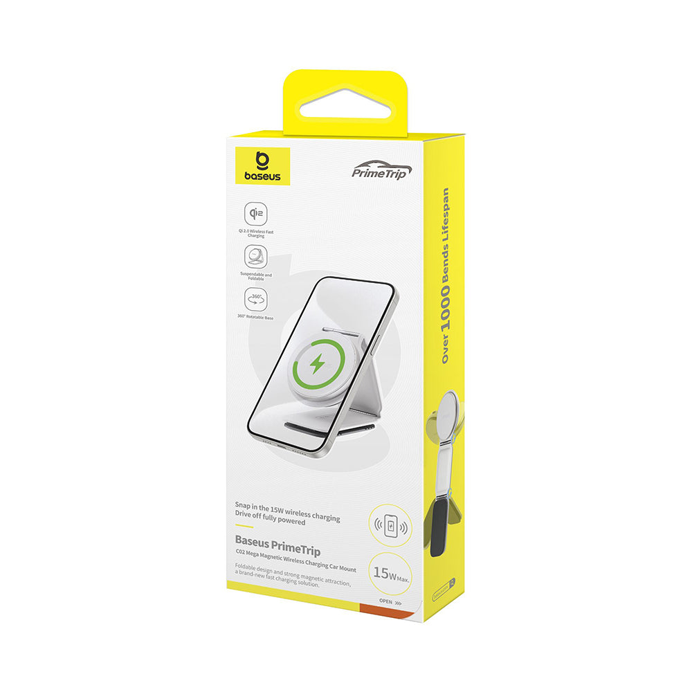 Auto Wireless Ladegerät Baseus PrimeTrip C02, 15W, 1.67A, Silber C40169003211-00