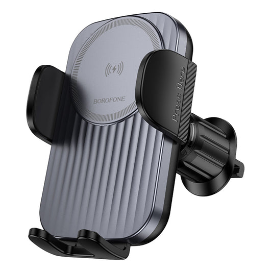 Auto Wireless-Ladegerät Borofone BH221 Path, 15W, 1.67A, Schwarz