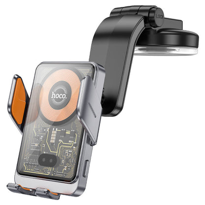 HOCO HW8 Wireless Car Charger, 15W, 1.67A, Black