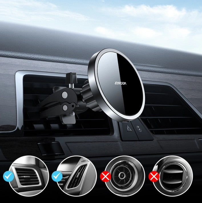 Kfz-Wireless-Ladegerät Joyroom JR-ZS240 Air Vent, 15W, 1.67A, Schwarz