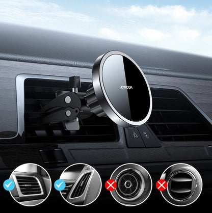 Kfz-Wireless-Ladegerät Joyroom JR-ZS240 Air Vent, 15W, 1.67A, Schwarz