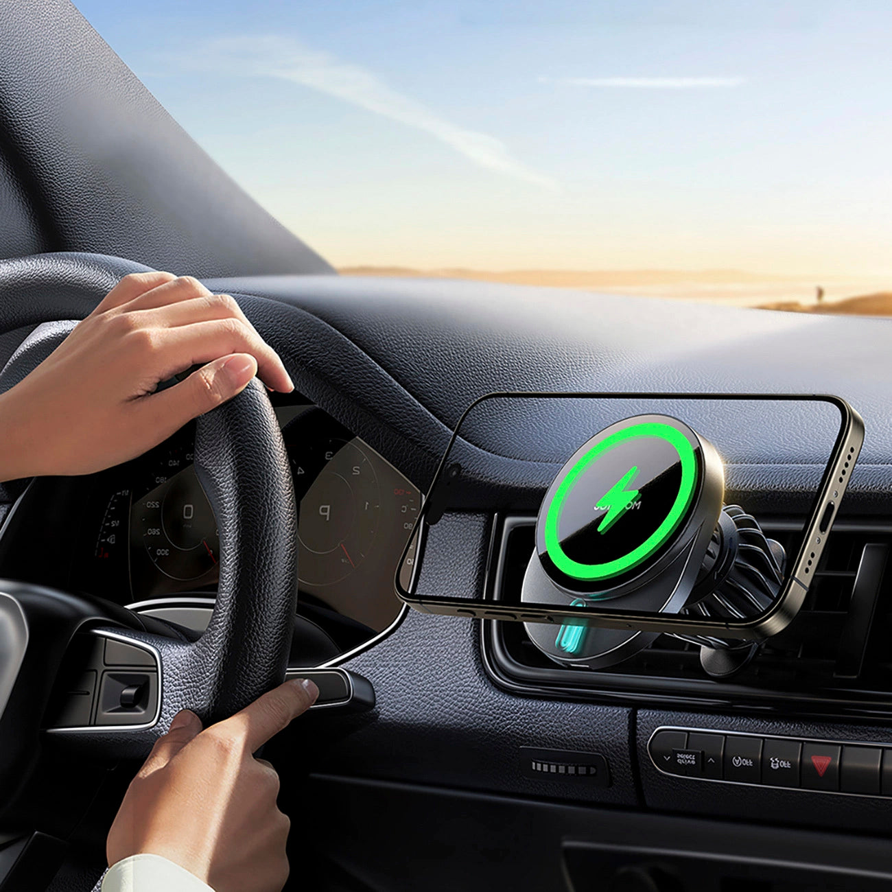 Joyroom JR-ZS409 Wireless Car Charger, 15W, 1.67A, Black