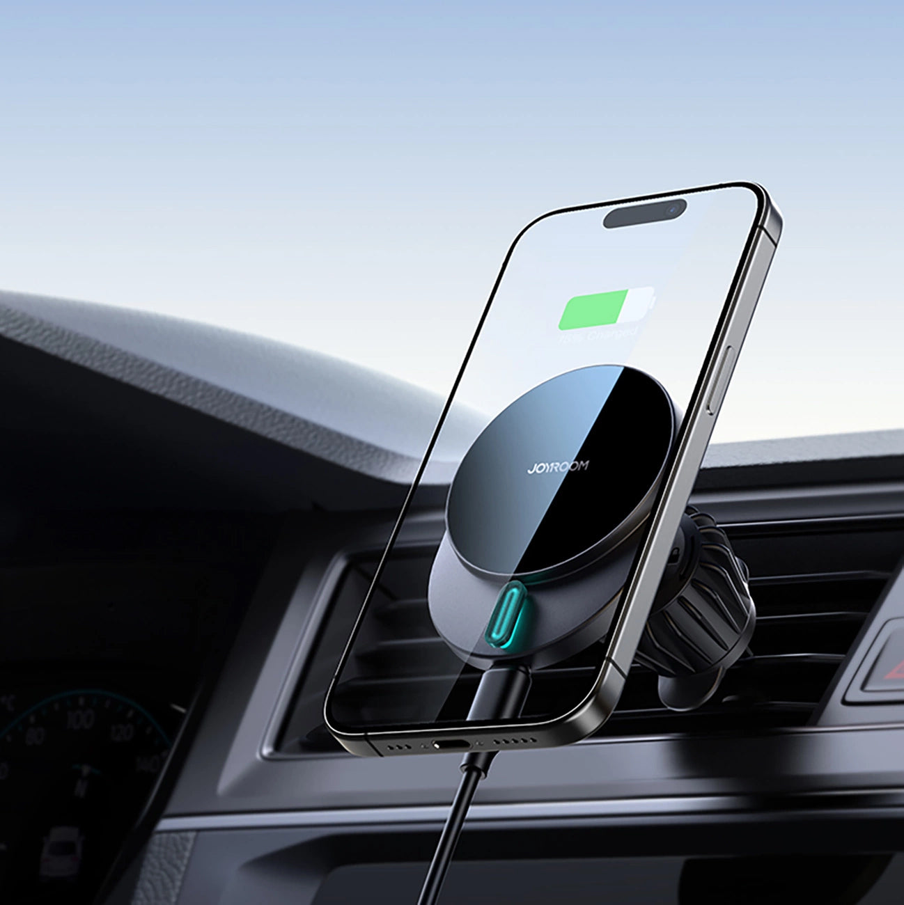Joyroom JR-ZS409 Wireless Car Charger, 15W, 1.67A, Black