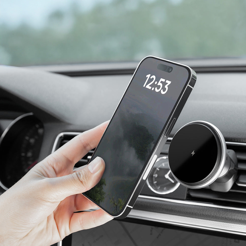 Proove Magic Circle Wireless Car Charger, 15W, 1.67A, Silver WHMC15020006