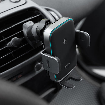 Proove Triple Clamp Pro Wireless Car Charger, 15W, 1.67A, Gray WHTP15010004