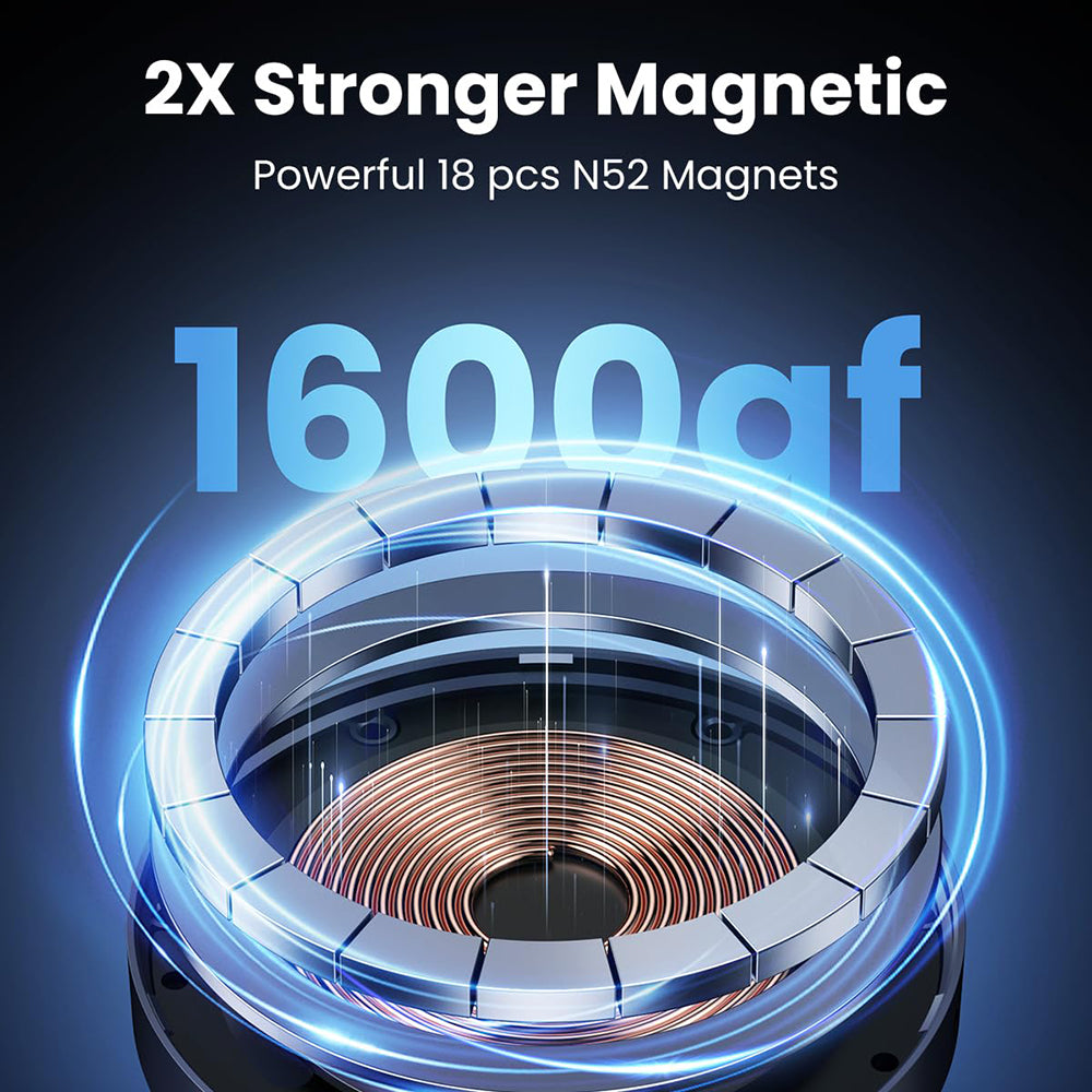 UGREEN W708 Kfz-Wireless-Ladegerät, 15W, 1.67A, Schwarz