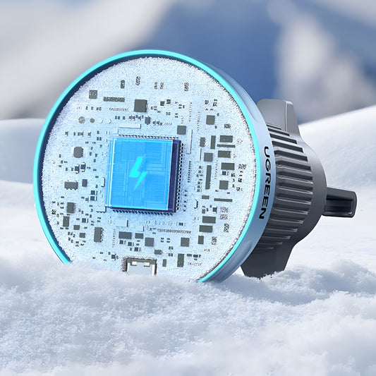 Kfz-Wireless-Ladegerät UGREEN W758, 25W, 1.67A, Blau