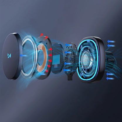 Kfz-Wireless-Ladegerät WZK WCT5-Q6S2Y, 15W, 1.67A, Schwarz