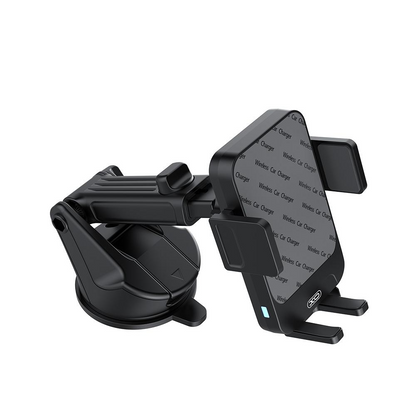 XO Design WX043 Wireless Car Charger, 15W, 1.67A, Black