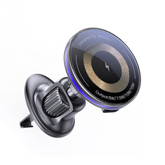 Kfz-Wireless-Ladegerät Yesido C308, 15W, 1.67A, Schwarz