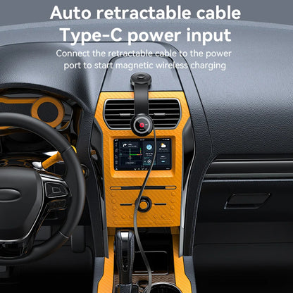 Yesido C314 Wireless Car Charger, 15W, 1.67A, Black