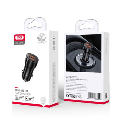Auto-Ladegerät XO Design CC48, 12W, 2.4A, Schwarz