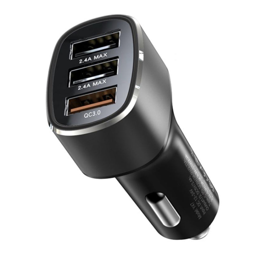 Auto-Ladegerät Yesido Y46, 42W, 3A, 3 x USB-A, Schwarz