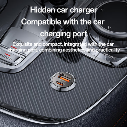 Auto-Ladegerät Yesido Y68, 30W, 3A, 1 x USB-A - 1 x USB-C, Schwarz