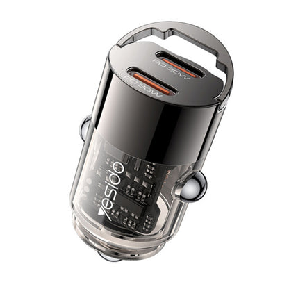 Auto-Ladegerät Yesido Y69, 30W, 3A, 2 x USB-C, Schwarz