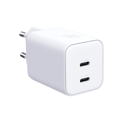 3MK Hyper Netzladegerät, 45W, 2 x USB-C, Weiß