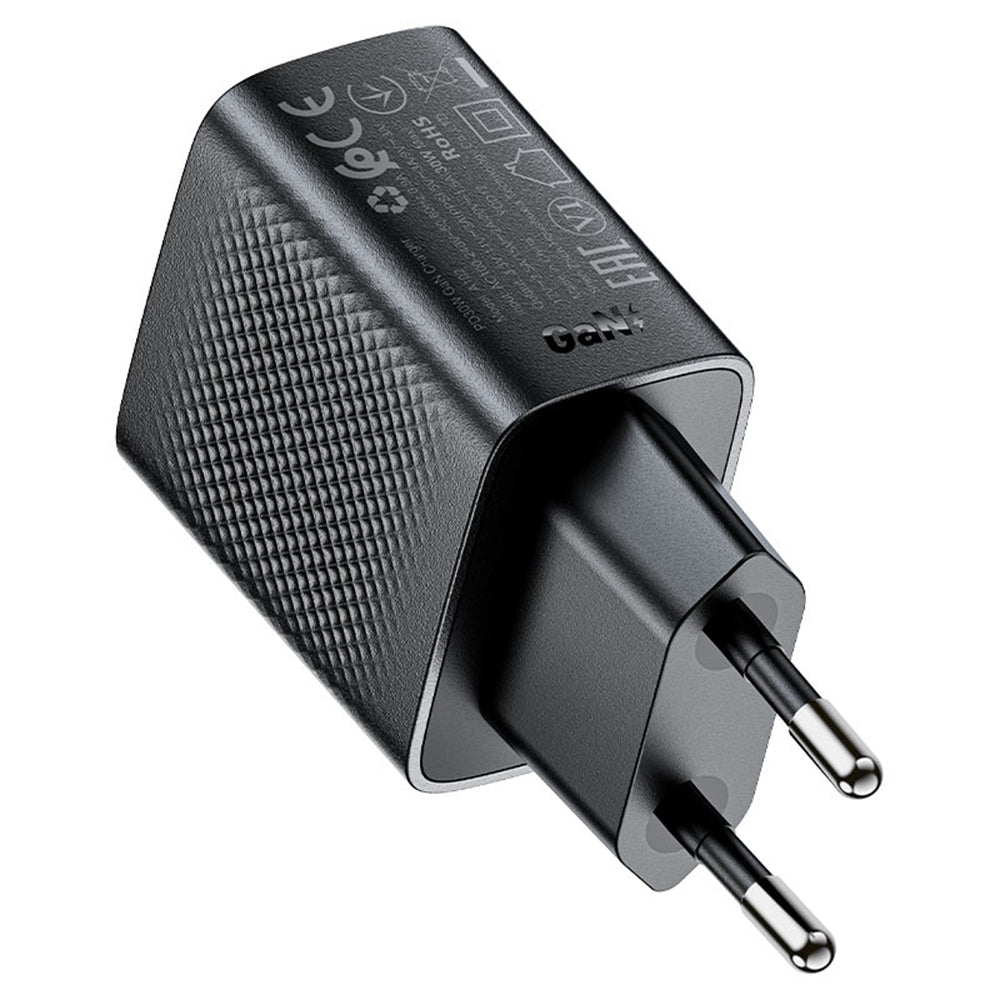 Netzladegerät Acefast A102, 30W, 3A, 1 x USB-C, Schwarz