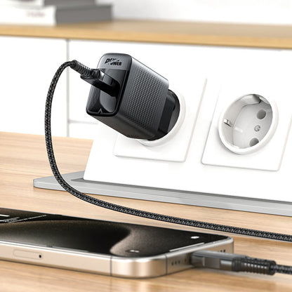 Netzladegerät Acefast A102, 30W, 3A, 1 x USB-C, Schwarz