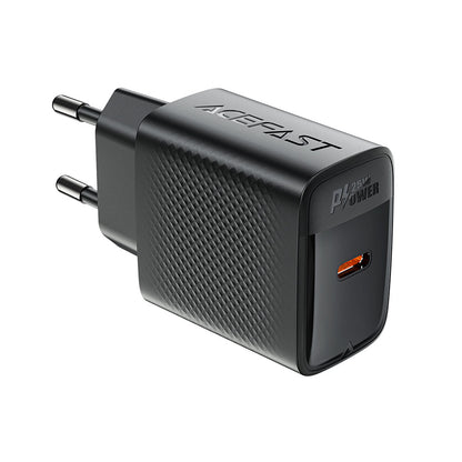 Netzladegerät Acefast A104, 25W, 3A, 1 x USB-C, Schwarz