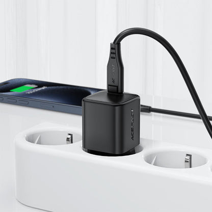 Netzladegerät Acefast A117, 20W, 3A, 1 x USB-C, Schwarz