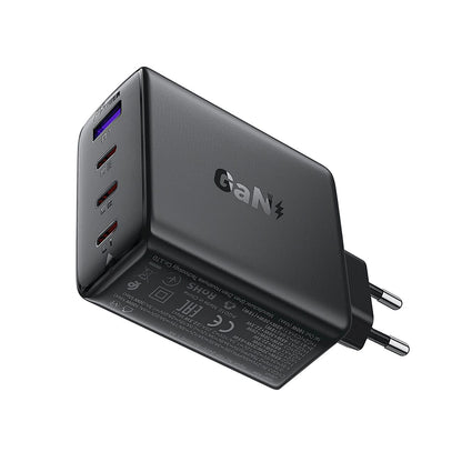Netzladegerät Acefast A94, 100W, 5A, 1 x USB-A - 3 x USB-C, Schwarz