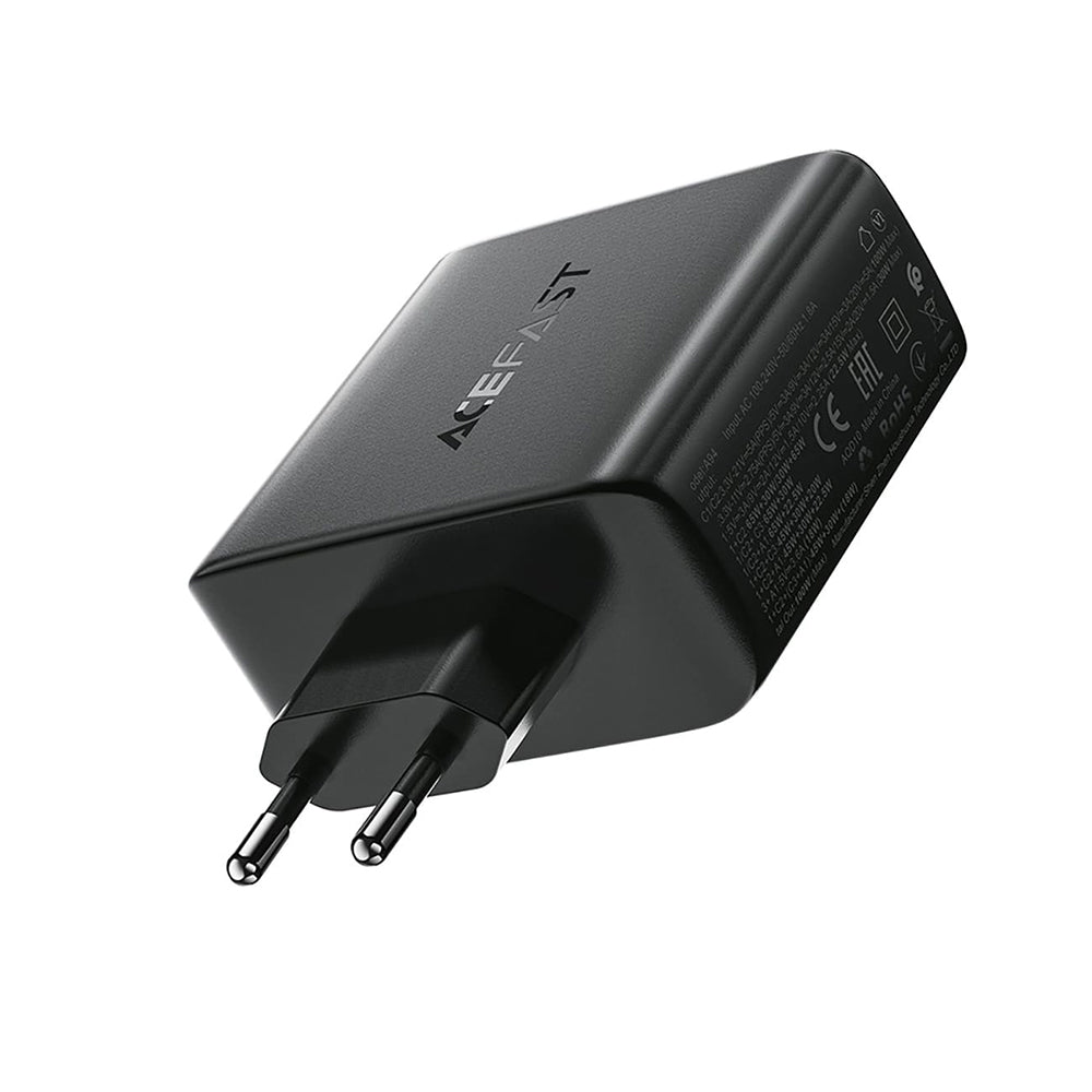 Netzladegerät Acefast A94, 100W, 5A, 1 x USB-A - 3 x USB-C, Schwarz