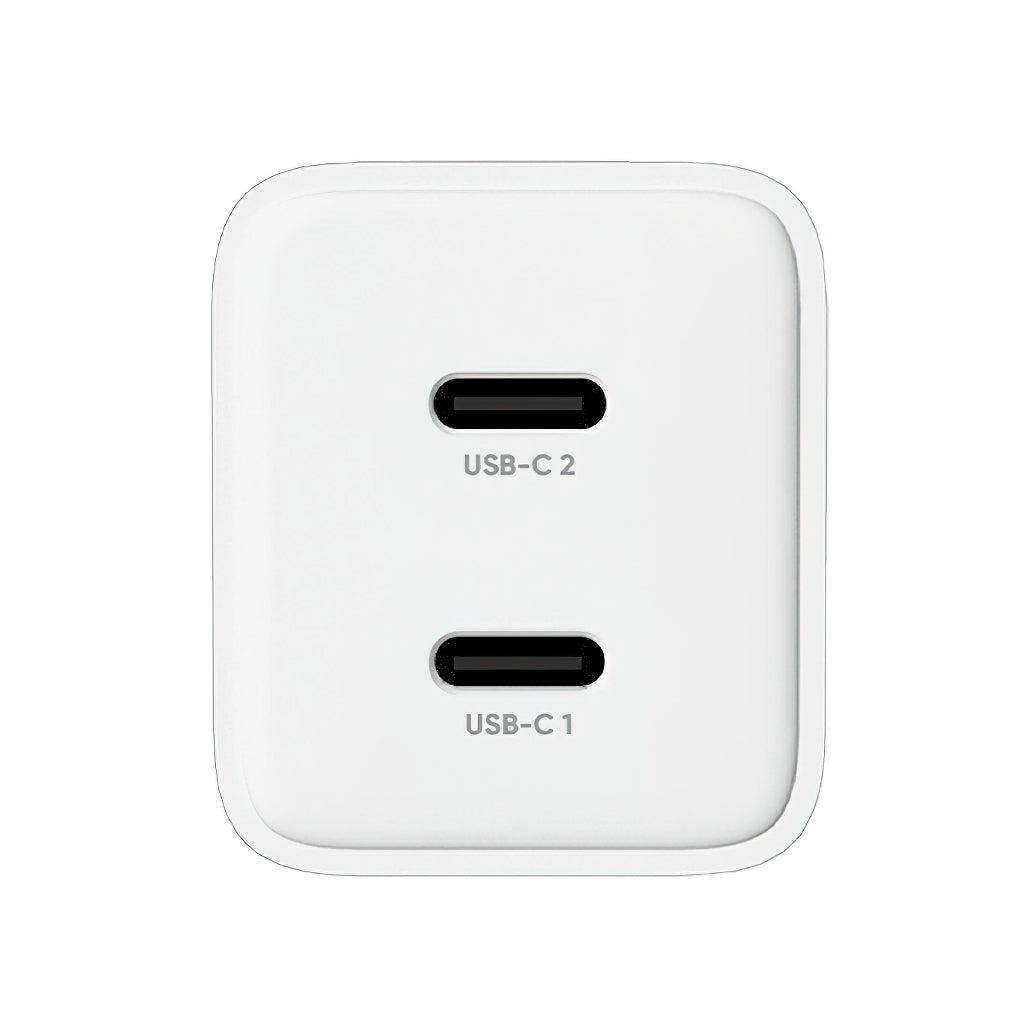 Netzladegerät Allity. ATC-01-45WCC Fast, 45W, 3A, 2 x USB-C, Weiß