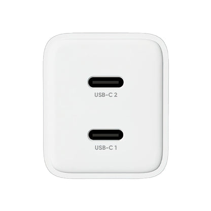Netzladegerät Allity. ATC-01-45WCC Fast, 45W, 3A, 2 x USB-C, Weiß