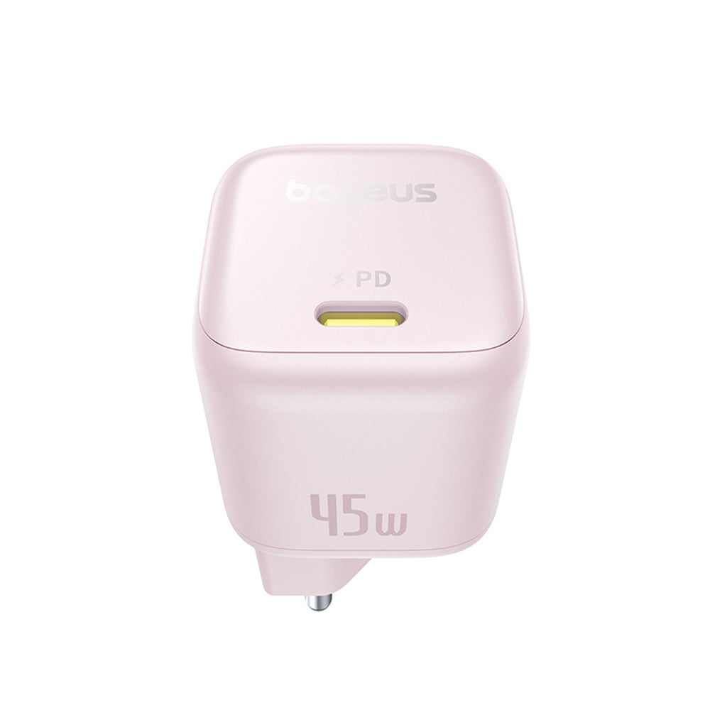 Baseus PicoGo Network Charger, 45W, 3A, 1 x USB-C, Pink P10176800413-00