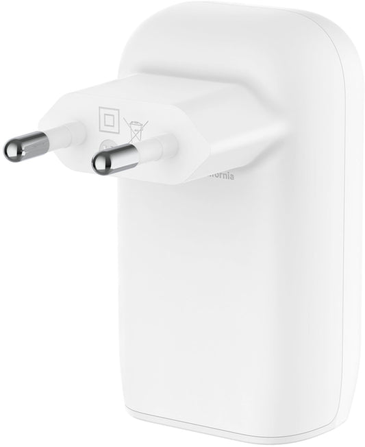 Belkin BoostCharge Netzladegerät, 67W, 3A, 3 x USB-C, Weiß WCC002vfWH
