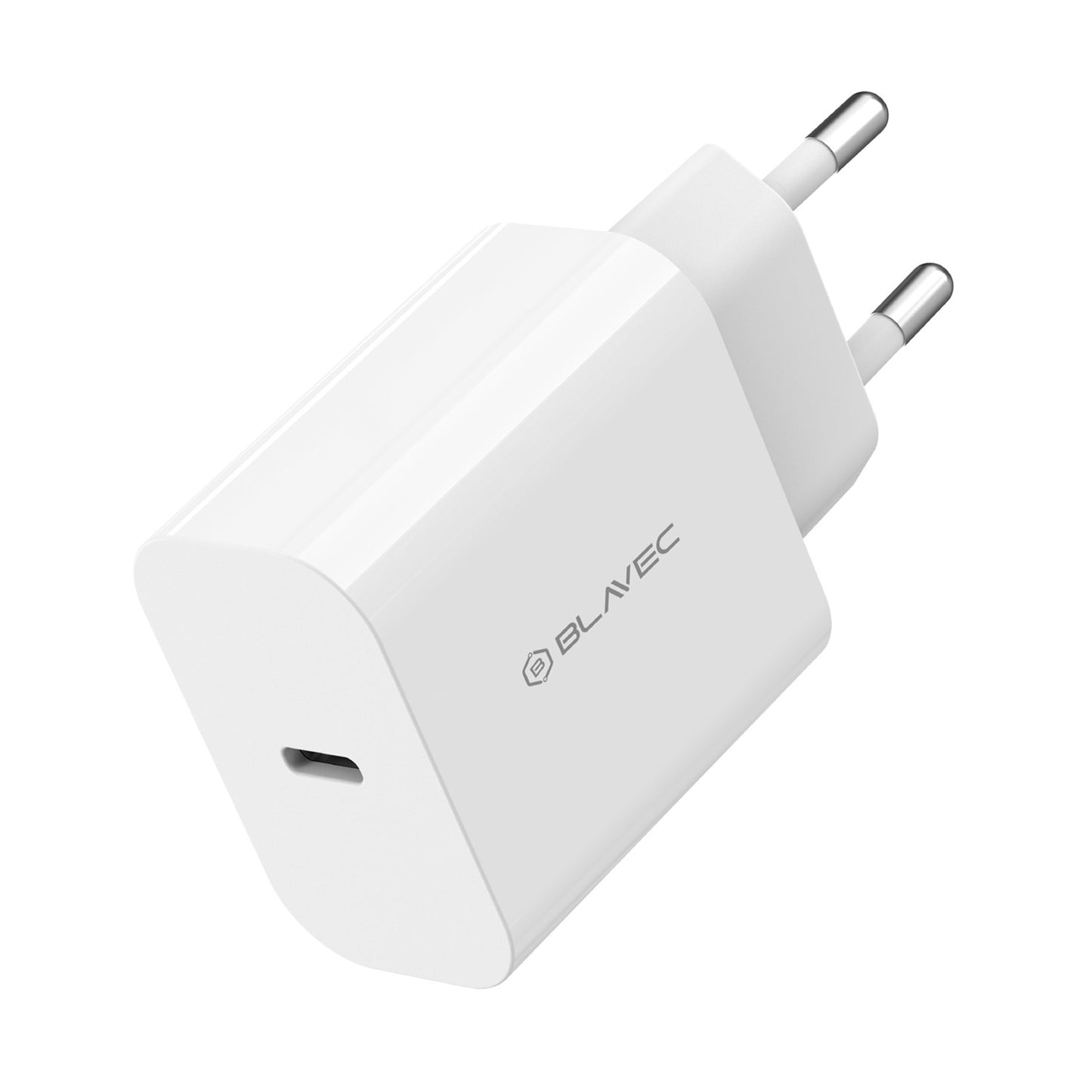 Netzladegerät Blavec BC-7, 45W, 3A, 1 x USB-C, Weiß