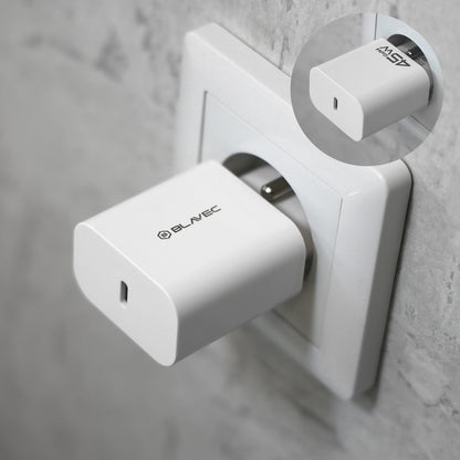 Netzladegerät Blavec BC-7, 45W, 3A, 1 x USB-C, Weiß
