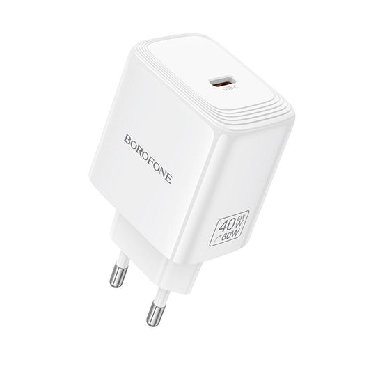 Borofone BN33 Fuente Netzladegerät, 40W, 1 x USB-C, Weiß