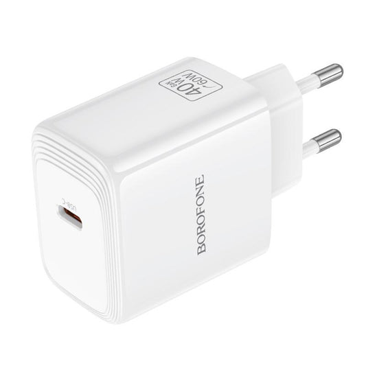 Borofone BN33 Fuente Netzladegerät, 40W, 1 x USB-C, Weiß