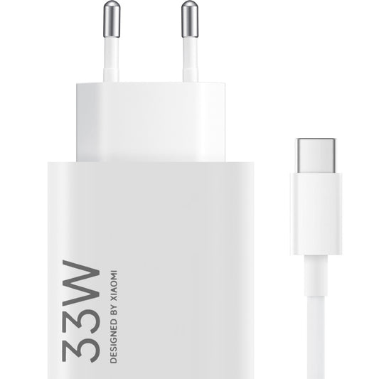 Netzladegerät mit USB-C Kabel Xiaomi, 33W, 3A, 1 x USB-A, Weiß BHR9956EU