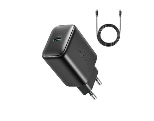 Netzladegerät mit USB-C Kabel Joyroom JR-TCF23, 25W, 3A, 1 x USB-C, Schwarz