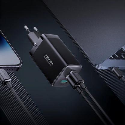 Netzladegerät mit USB-C Kabel Joyroom TCG01, 65W, 3.25A, 1 x USB-A - 2 x USB-C, Schwarz