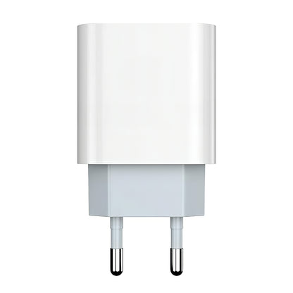 Netzteil mit USB-C-Kabel Prestico F8S, 20W, 3A, 1 x USB-C, Weiß