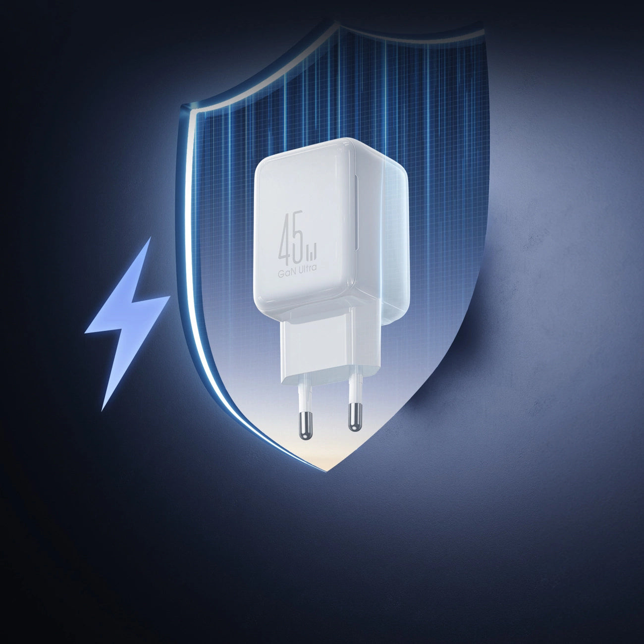 Netzladegerät mit USB-C Kabel Joyroom JR-TCL05, 45W, 3A, 2 x USB-C, Weiß