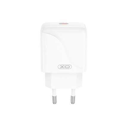 Network Charger with USB-C Cable XO Design L141, 20W, 3A, 1 x USB-C, White