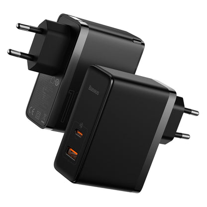 Netzladegerät mit USB-C Kabel Baseus GaN5 Pro, 100W, 3A, 1 x USB-A - 1 x USB-C, Schwarz CCGP090201