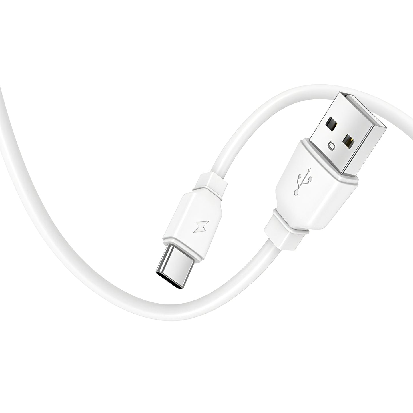 Netzladegerät mit USB-C Kabel Prestico F15S-C, 30W, 3A, 1 x USB-C, Weiß
